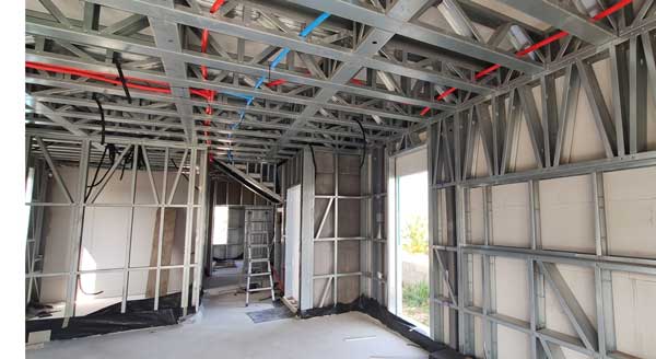 Viviendas de diseño de hormigón Estructura de hormigón para la casa de diseño